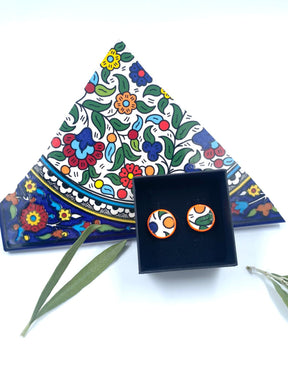 Håndlagde øredobber, 16 mm