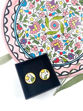 Håndlagde øredobber, 16 mm