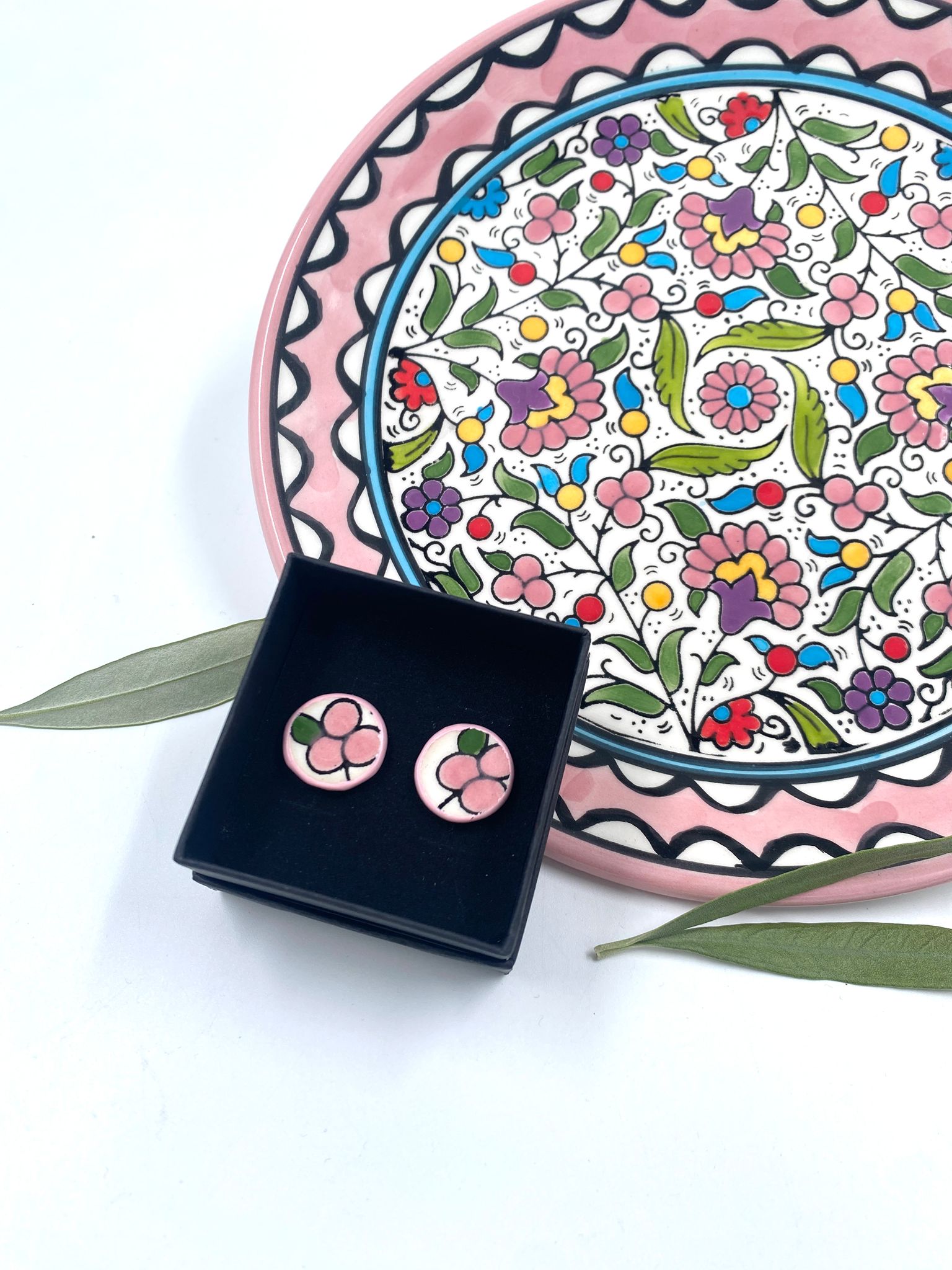 Håndlagde øredobber, 16 mm