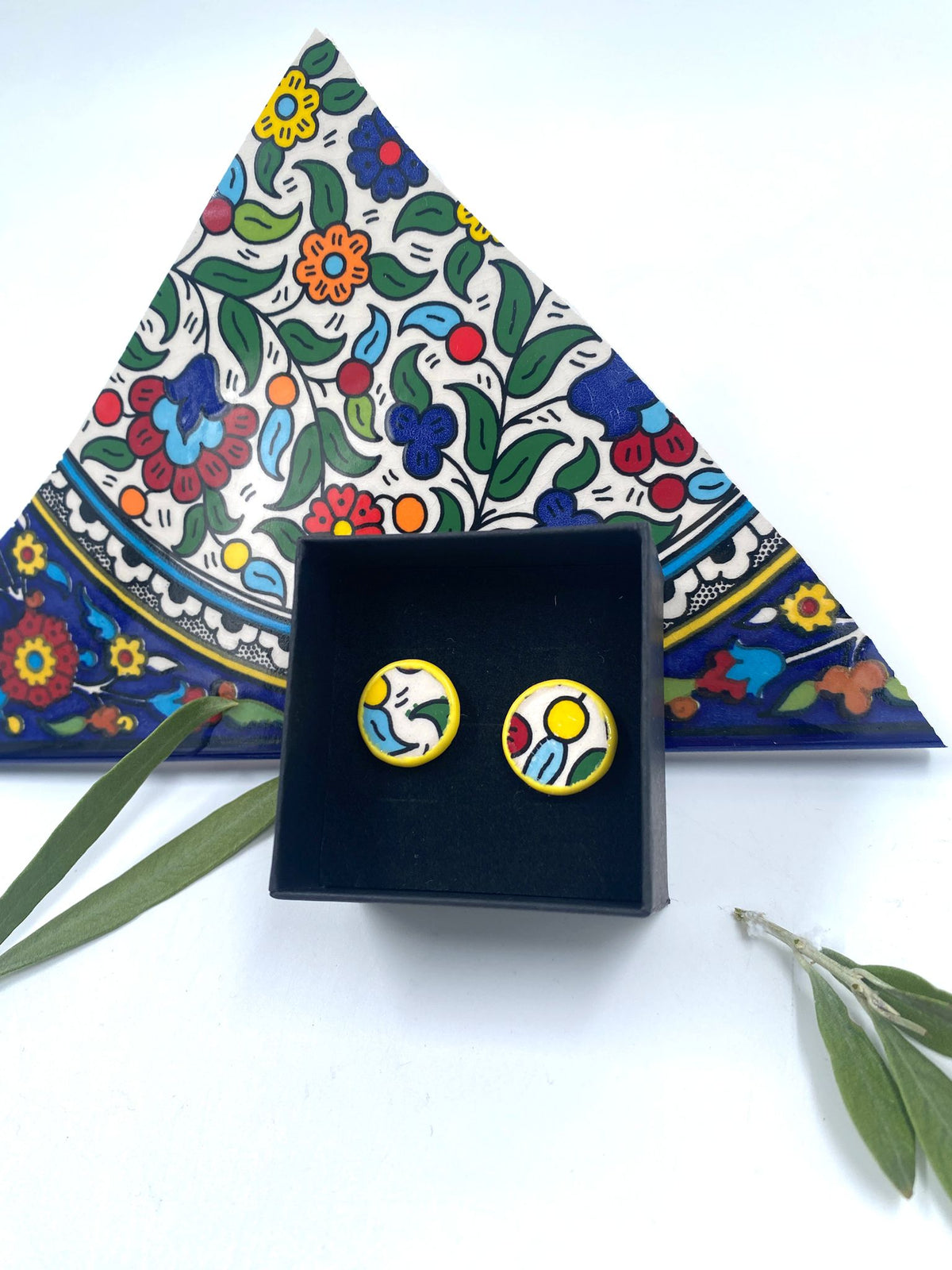 Håndlagde øredobber, 16 mm