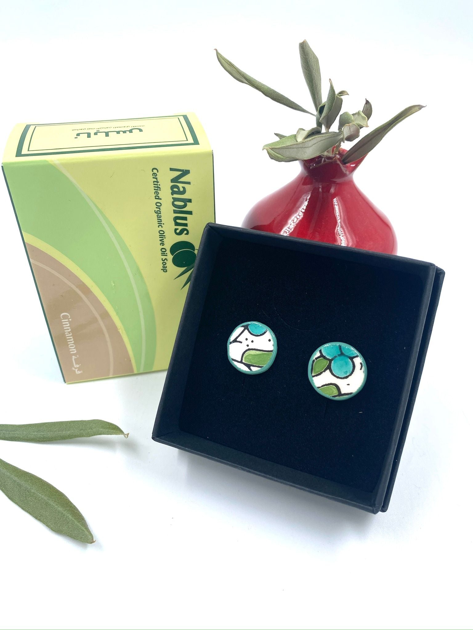 Håndlagde øredobber, 16 mm