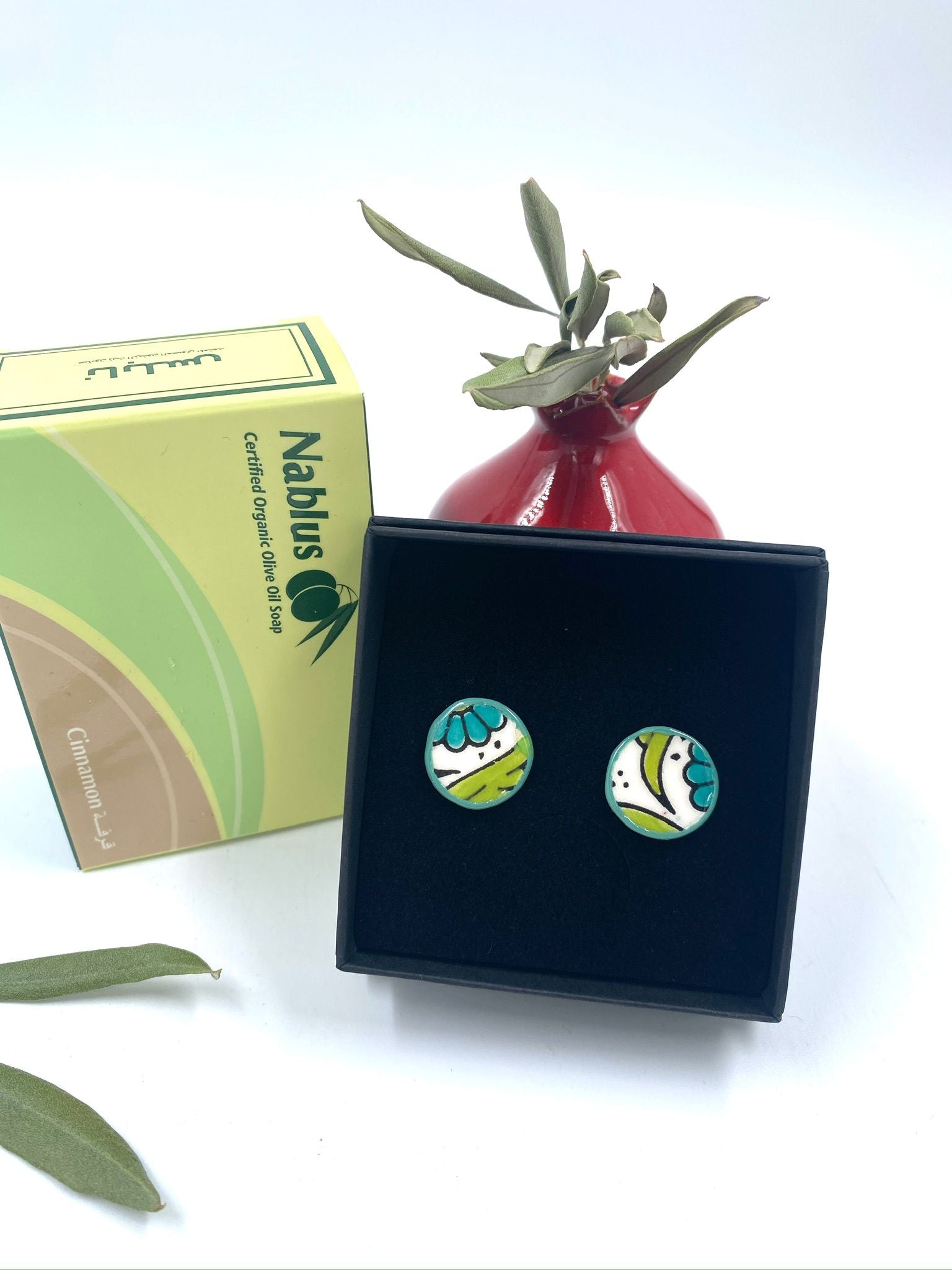 Håndlagde øredobber, 16 mm