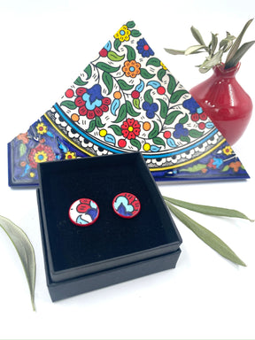 Håndlagde øredobber, 16 mm