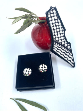 Håndlagde øredobber, 19 mm