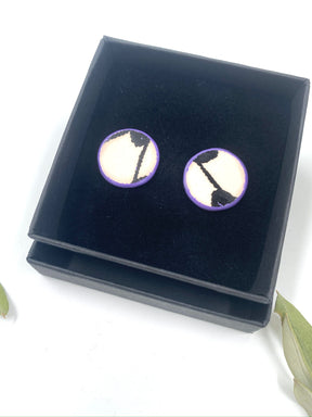 Håndlagde øredobber, 19 mm