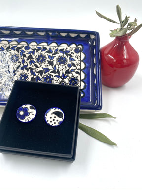 Håndlagde øredobber, 19 mm