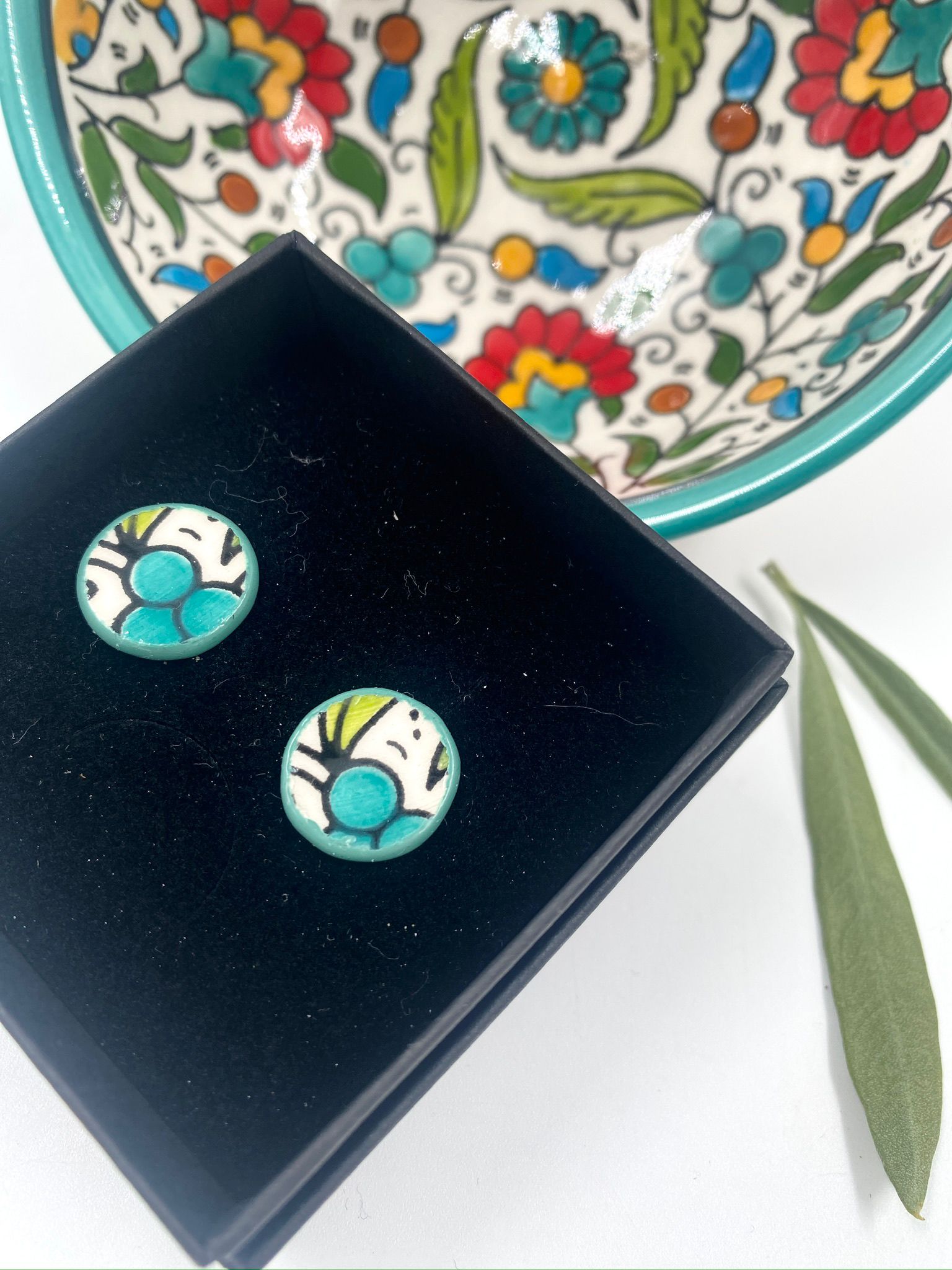 Håndlagde øredobber, 16 mm