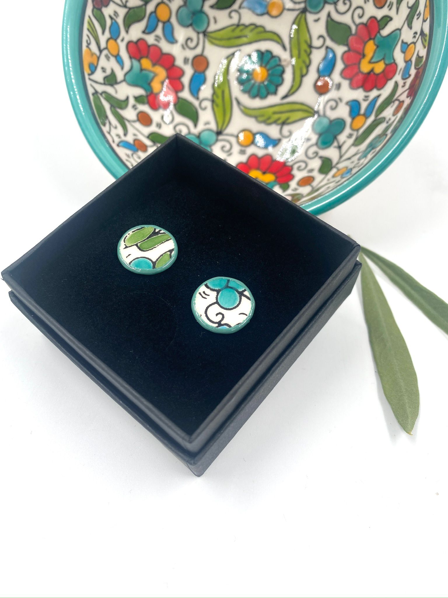 Håndlagde øredobber, 16 mm