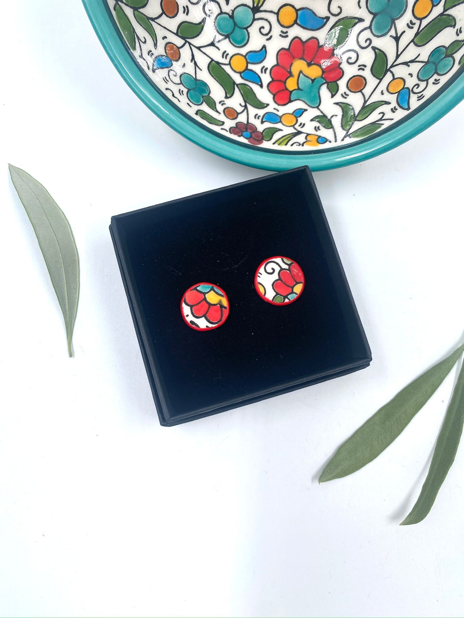 Håndlagde øredobber, 16 mm