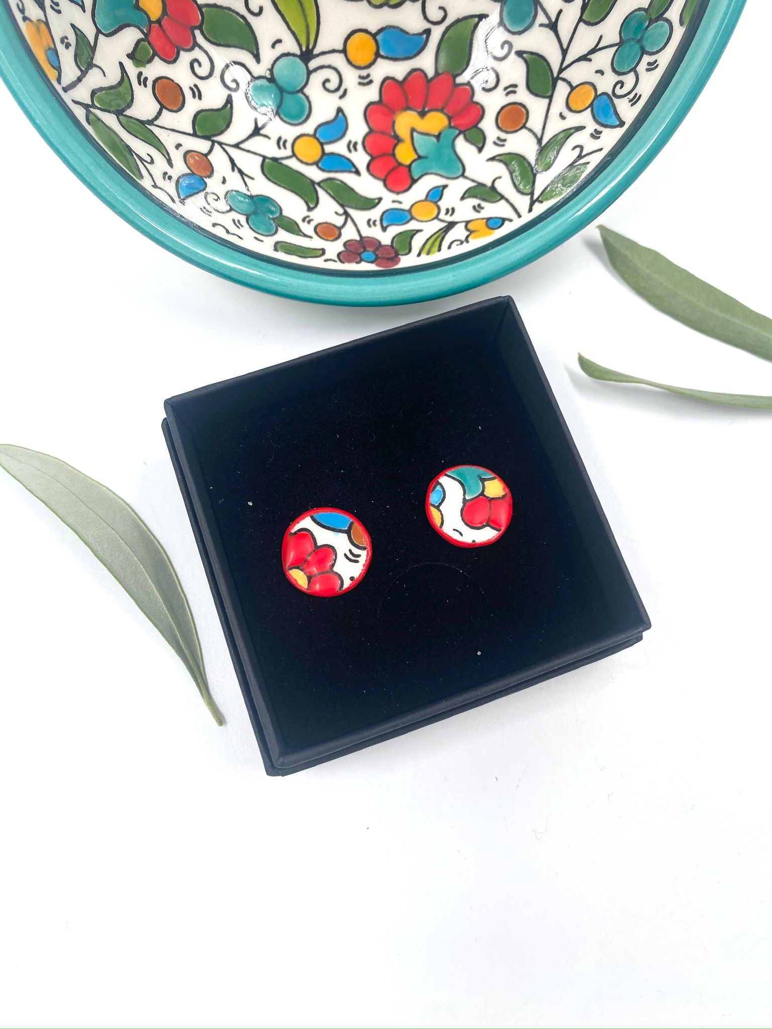 Håndlagde øredobber, 16 mm