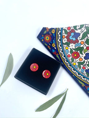 Håndlagde øredobber, 16 mm