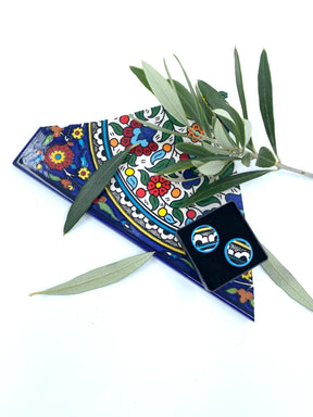 Håndlagde øredobber, 16 mm