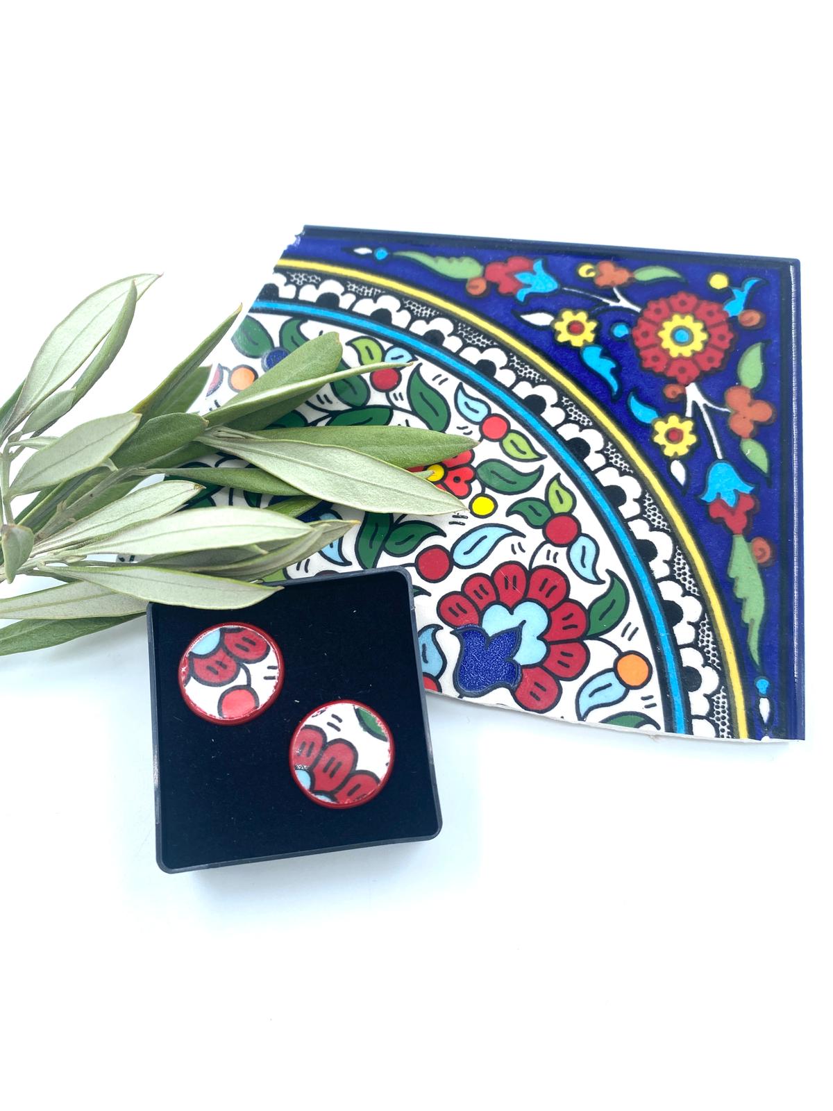 Håndlagde øredobber, 16 mm