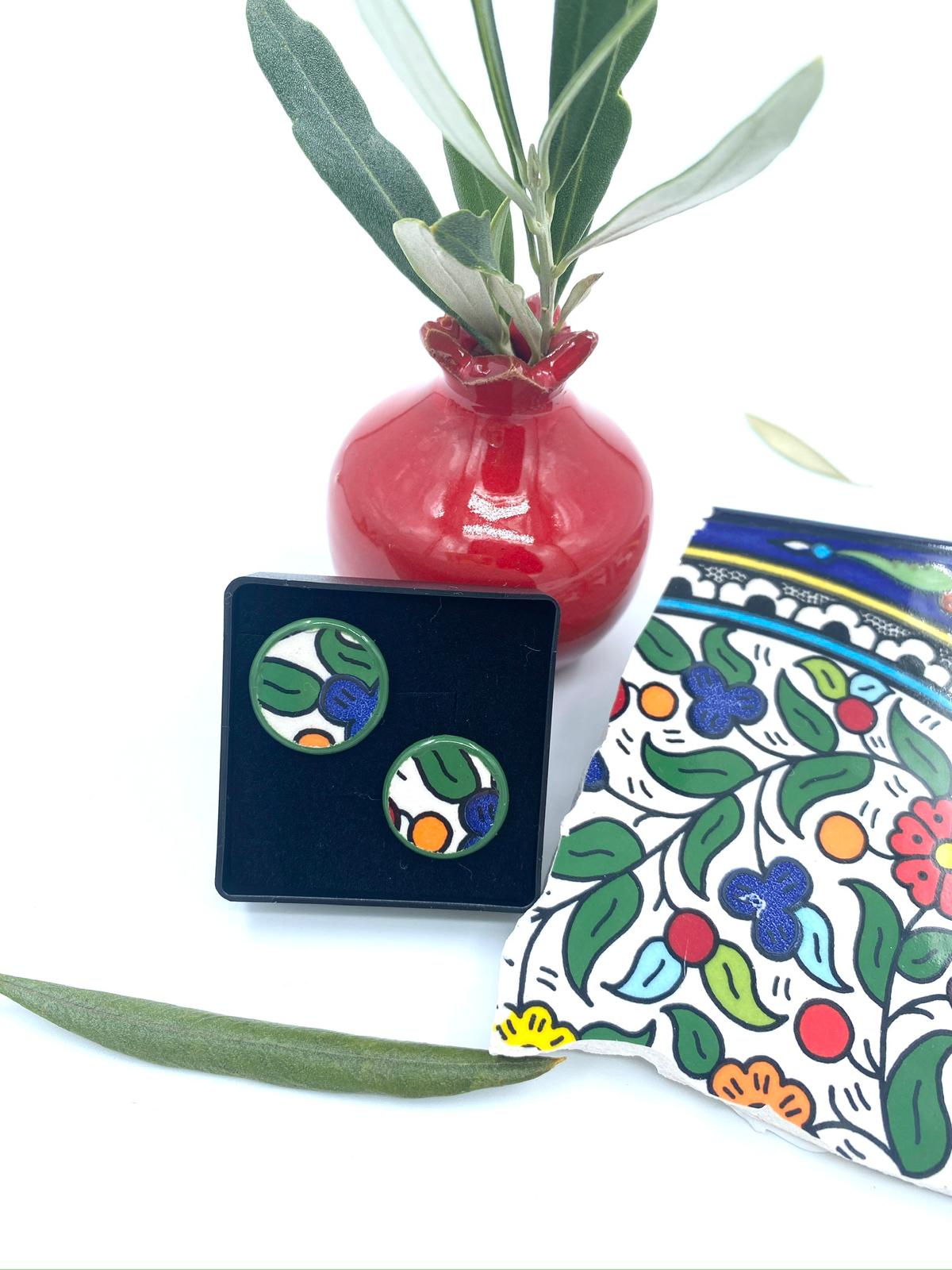 Håndlagde øredobber, 19 mm