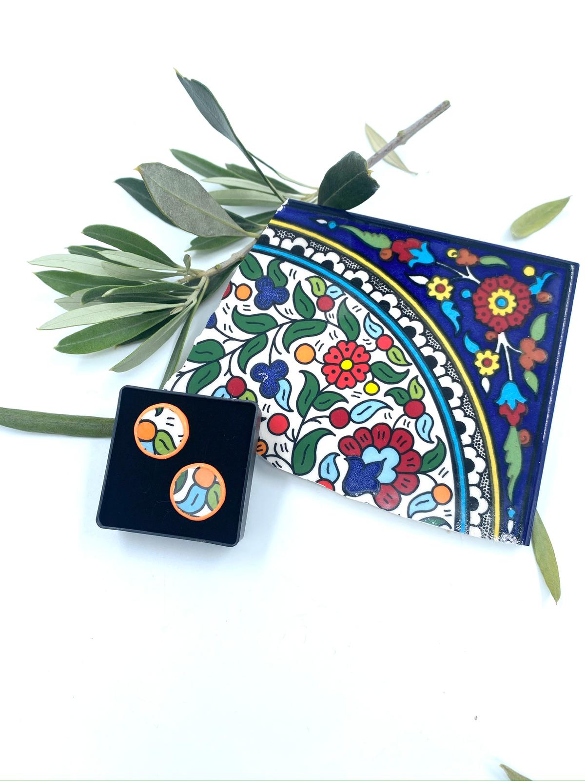 Håndlagde øredobber, 19 mm