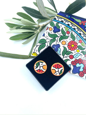 Håndlagde øredobber, 19 mm