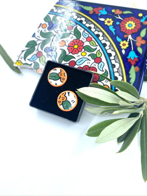 Håndlagde øredobber, 19 mm