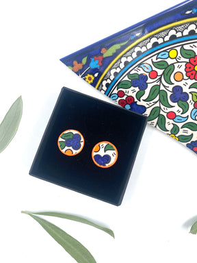 Håndlagde øredobber, 19 mm