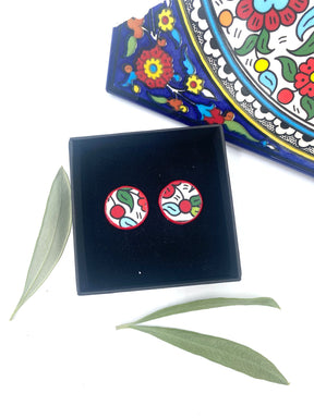 Håndlagde øredobber, 19 mm