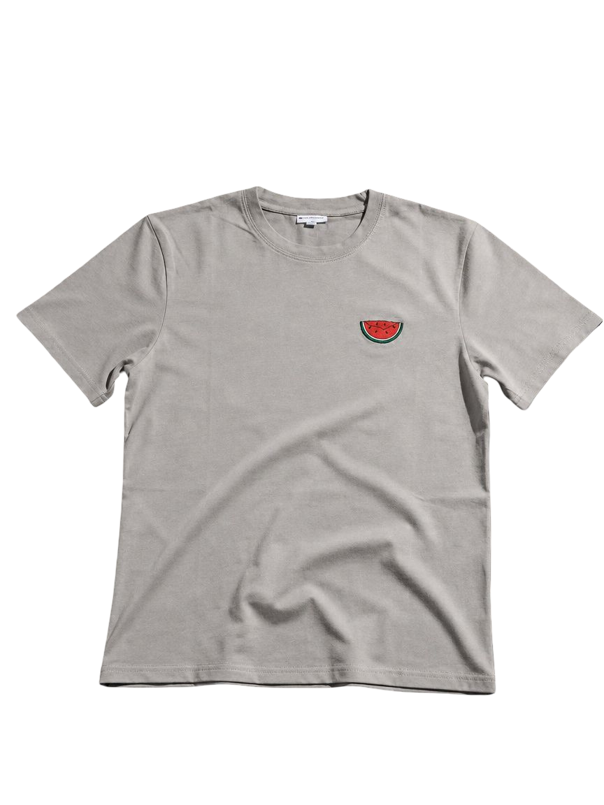 Watermelon stitch t-shirt in gray - Children/Teenagers