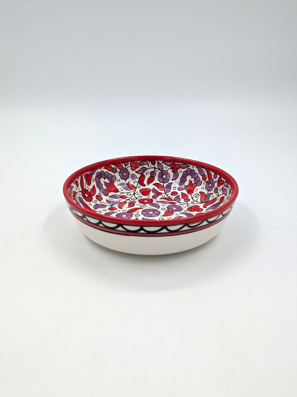 Tapas bowl 11 cm - Red/lavender
