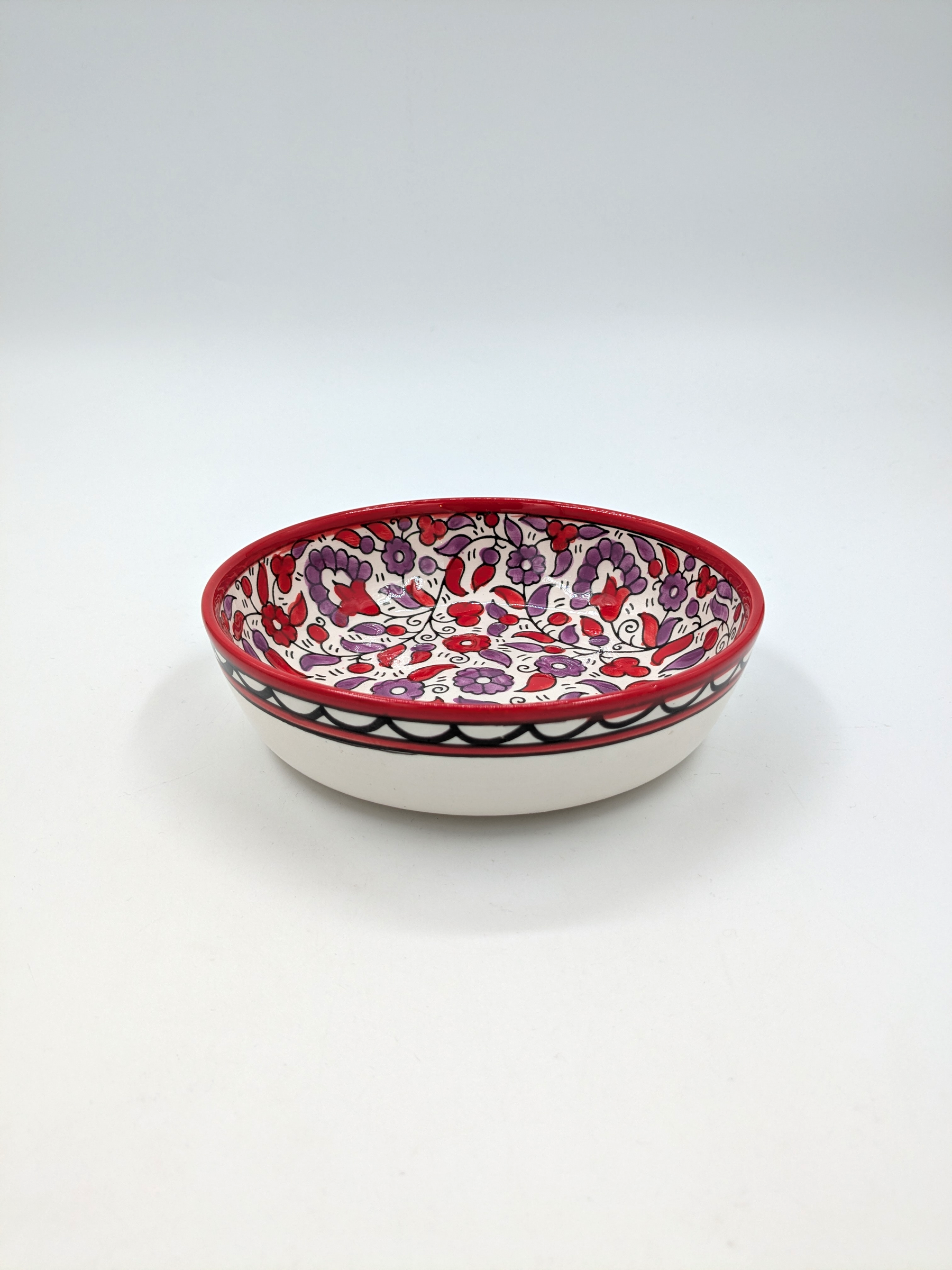 Tapas bowl 11 cm - Red/lavender