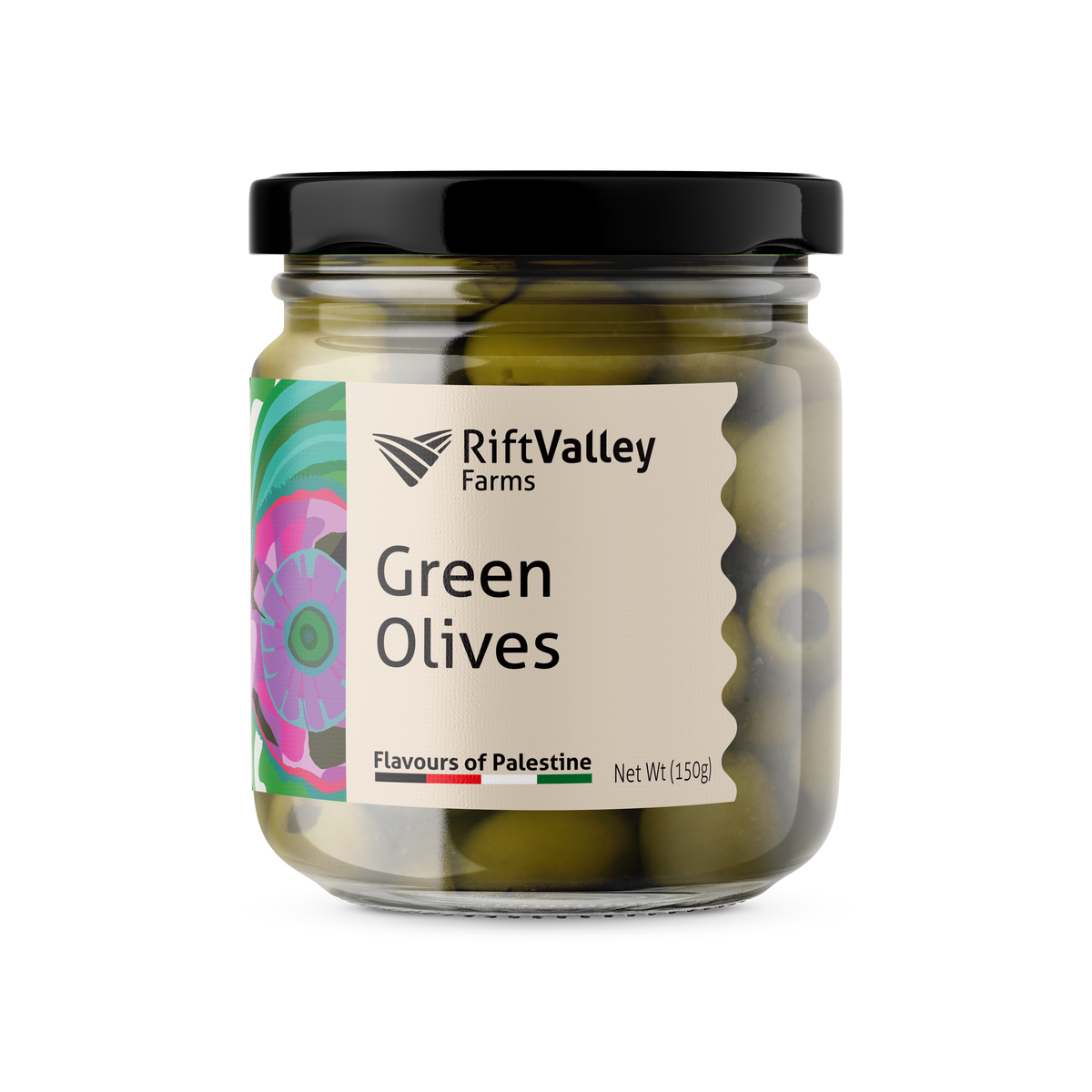 Grønne oliven - 150 g